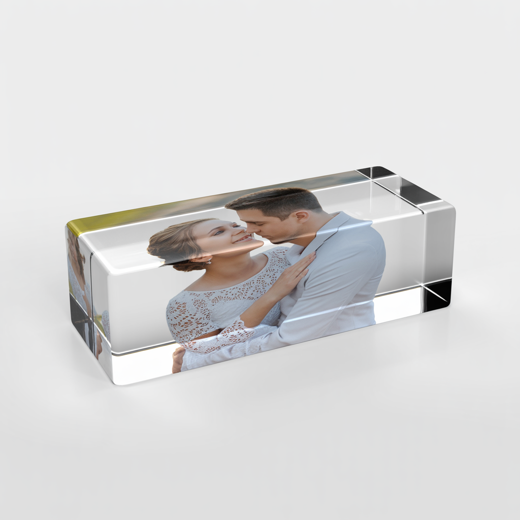Memory Photo Resin Block